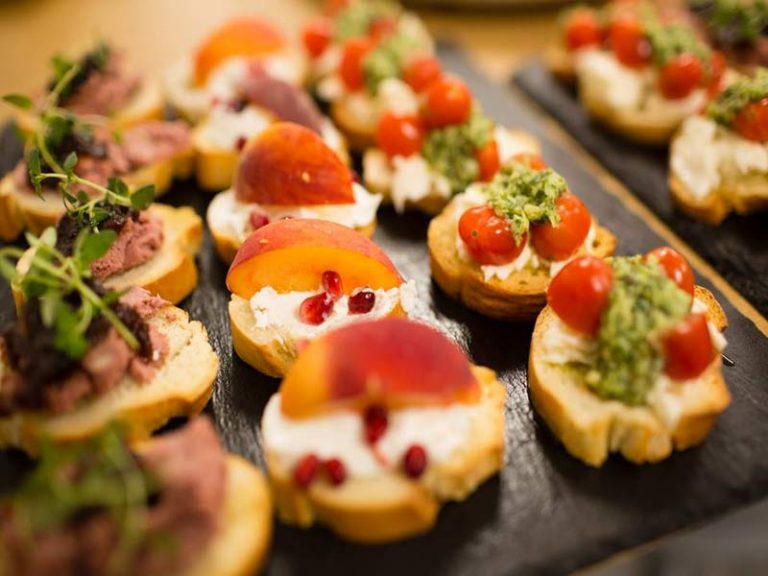 Bruschetta Canapes - Emma Js Party Food